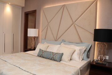 Bedroom in 3 BHK Apartment at Motiaz Royal Citi, Ambala Highway – for Rent