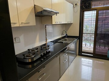 Kitchen in 3 BHK Apartment at Hyde Park CHS, Kharghar – for Rent