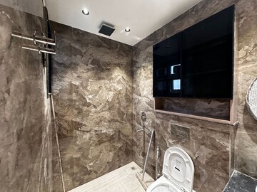 Bathroom in 3 BHK Apartment at Sector 11 Dwarka – for Rent