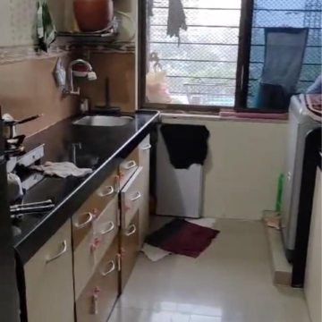 Team Area in 2 BHK Apartment at Natraj Building, Nahur West – for Rent
