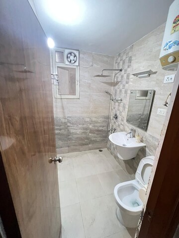 Bathroom in 3 BHK Apartment at Sector 3 Dwarka – for Rent
