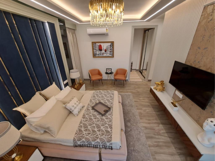 Bedroom, urban-the-zirk 3 Bedroom 1750 Sq.Ft. Apartment In High Ground Zirakpur 7957536