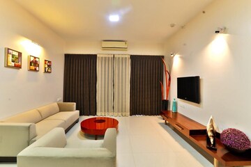 Living Room in 3 BHK Apartment at Kumar Princetown Royal, Undri – for Sale