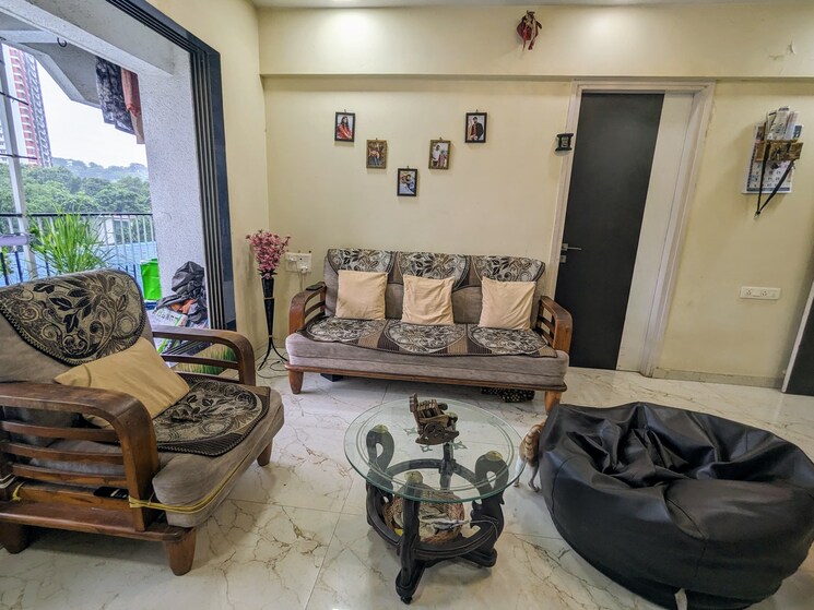 Living Room, parsik 2 Bedroom 680 Sq.Ft. Apartment In Parsik Thane 7957556