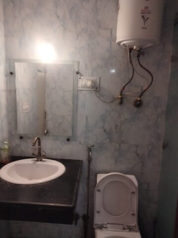 Bathroom in 3 BHK Apartment at Sector 7 Dwarka – for Rent