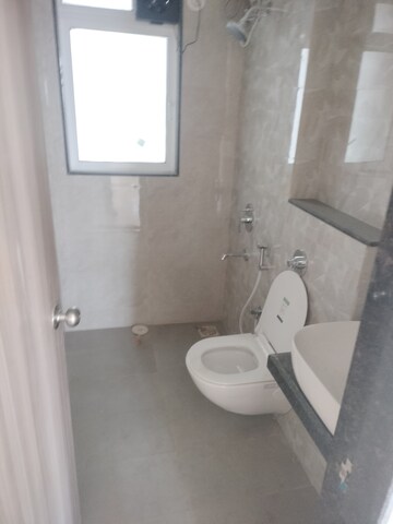Bathroom in 2 BHK Apartment at Ashar Axis, Majiwada – for Rent