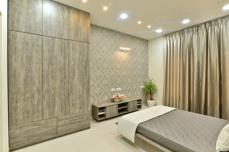 Bedroom, kumar-palmsprings 3 Bedroom 1163 Sq.Ft. Apartment In Undri Pune 7957921