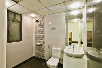 Attached Bathroom in 3 BHK Apartment at Kumar Palmsprings, Undri – for Sale