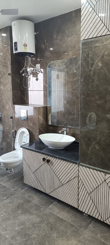 Bathroom in 4 BHK Builder Floor at Ansal Sushant Lok I, Sector 43 – for Sale