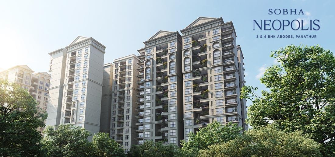 3 BHK 1915 Sq.Ft. Apartment in Sobha Neopolis