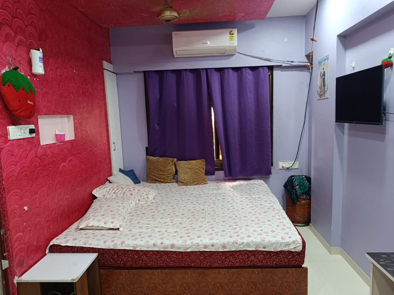 Bedroom, shree-swami-samarth-shiv-samarth-verbena 1 Bedroom 550 Sq.Ft. Apartment In Bhandup West Mumbai 7958310