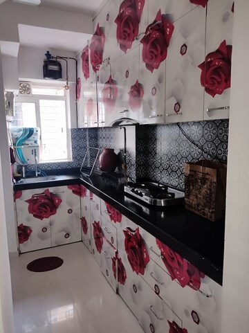 Kitchen in 2 BHK Apartment at Lodha Amara, Kolshet Road – for Rent
