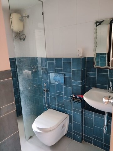 Bathroom in 2 BHK Apartment at Lodha Amara, Kolshet Road – for Rent