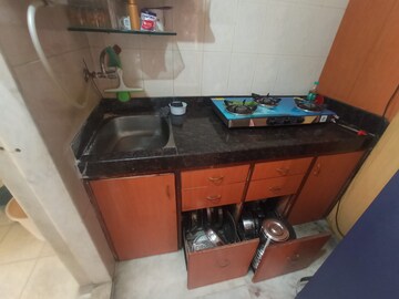 Kitchen in 1 BHK Apartment at God Gifts Building, Lower Parel – for Rent