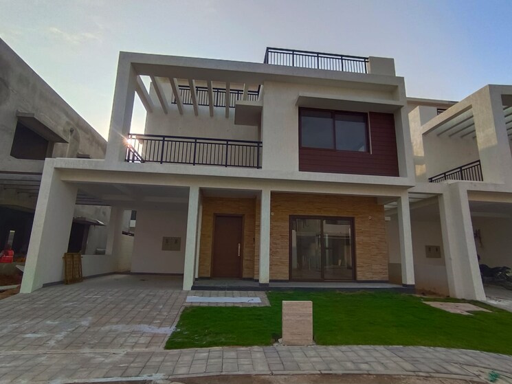 Exterior View, adarsh-palm-acres 4 Bedroom 3150 Sq.Ft. Villa In Huttanahalli Bangalore 7958698