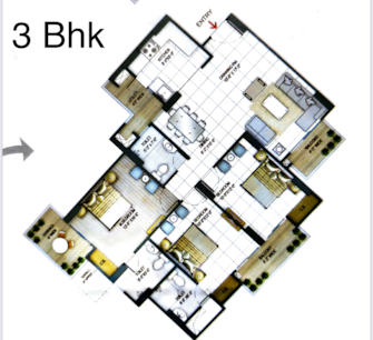 3 BHK Apartment For Resale in Vaishali Sector 1 Ghaziabad  7958823