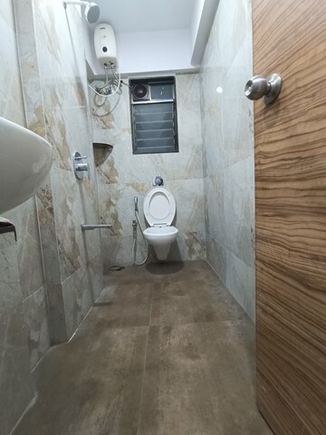Bathroom in 2 BHK Apartment at Chitravani Chs, Malad East – for Rent
