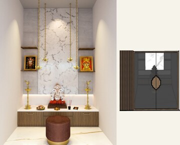 Bathroom in 4 BHK Apartment at Sri Fortune Sonthalia Sky Villas, Kokapet – for Rent