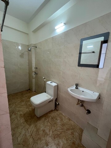 Bathroom in 3.5 BHK Apartment at Team Taurus Wow, Rajarhat New Town – for Rent