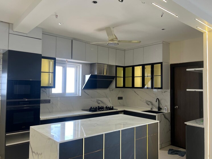 Kitchen, lansum-etania 3 Bedroom 2450 Sq.Ft. Apartment In Gachibowli Hyderabad 7959214