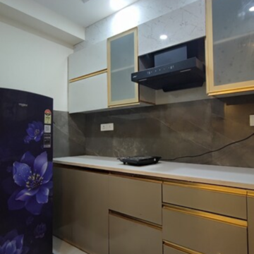 Kitchen in 3 BHK Builder Floor at Khirki Extension – for Rent