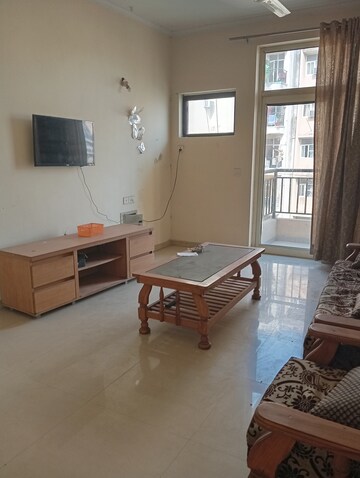 Living Room in 3 BHK Apartment at Omaxe Residency, Gomti Nagar – for Rent