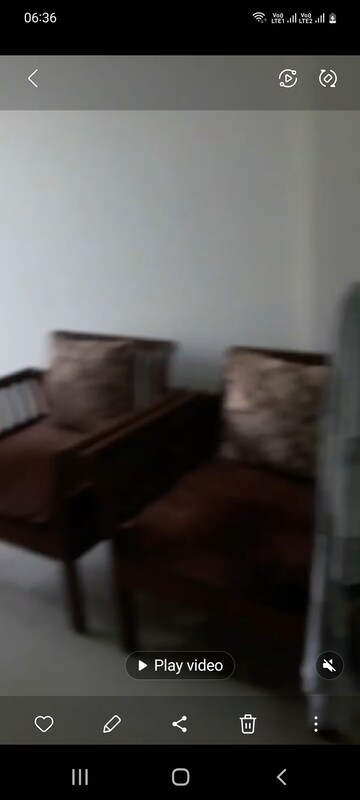 Living Room in 1 BHK Apartment at Cosmos Solitaire, Virar West – for Rent