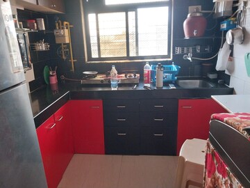 Kitchen in 2 BHK Apartment at Shyam Heights, Virar West – for Sale