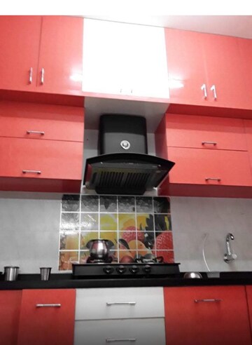 Kitchen in 2 BHK Apartment at Goyal Footprints, Thanisandra Main Road – for Rent