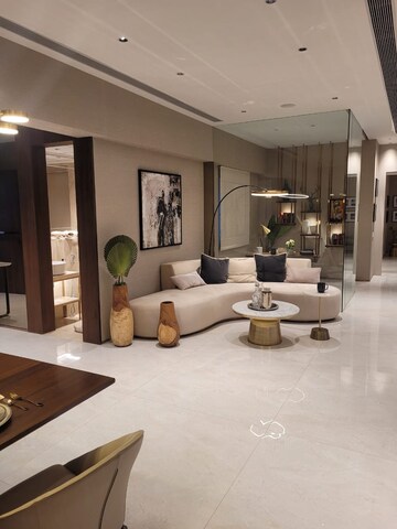 Living Room in 3 BHK Apartment at K Raheja Reserve, Mohammadwadi – for Sale