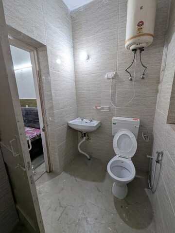 Bathroom in 2 BHK Builder Floor at Palam Vihar Residents Association, Palam Vihar – for Rent