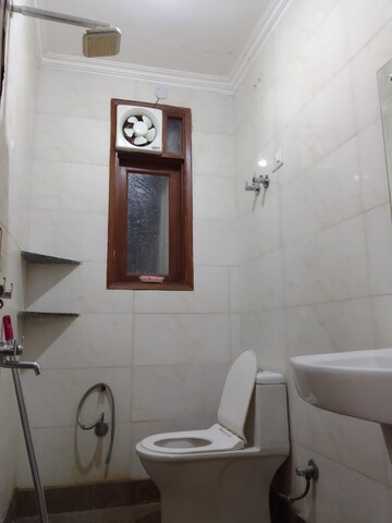 Bathroom in 1 RK Builder Floor at Saket – for Rent