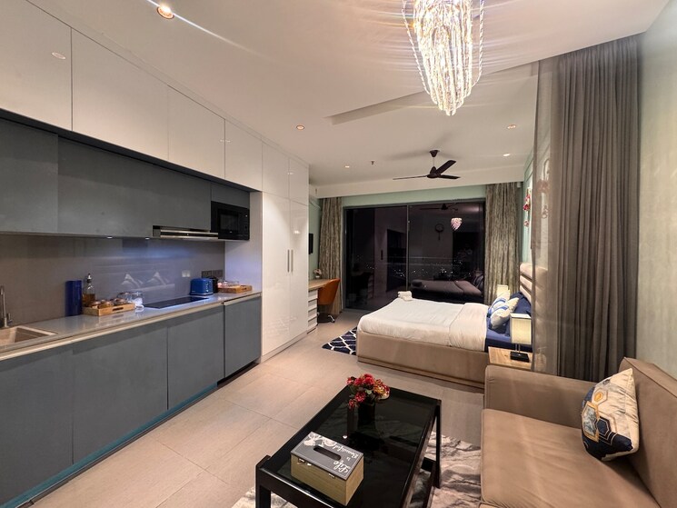 Master Bedroom, supertech-supernova-spira-suites 1 Bedroom 590 Sq.Ft. Apartment In Sector 94 Noida 7960115