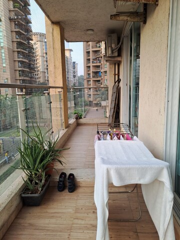 Balcony in 2 BHK Apartment at Nahar Amrit Shakti Yvonne, Chandivali – for Rent