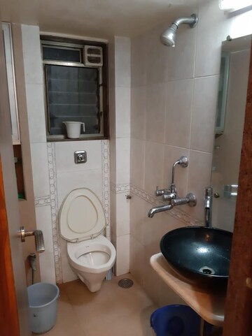 Bathroom in 2 BHK Apartment at Tulip Apartment Santacruz West, Santacruz West – for Rent