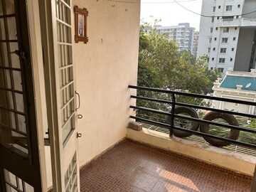 Balcony in 2 BHK Apartment at Rhythm Society, Wakad – for Rent