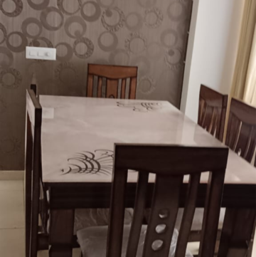 Living Room in 3 BHK Apartment at Sushma Joynest ZRK, Ghazipur – for Rent