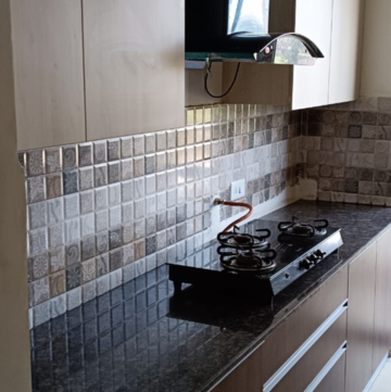 Kitchen in 3 BHK Apartment at Sushma Joynest ZRK, Ghazipur – for Rent