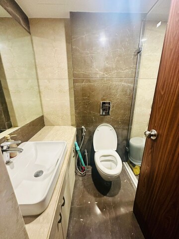 Bathroom in 3 BHK Apartment at DB Orchid Woods, Goregaon East – for Rent