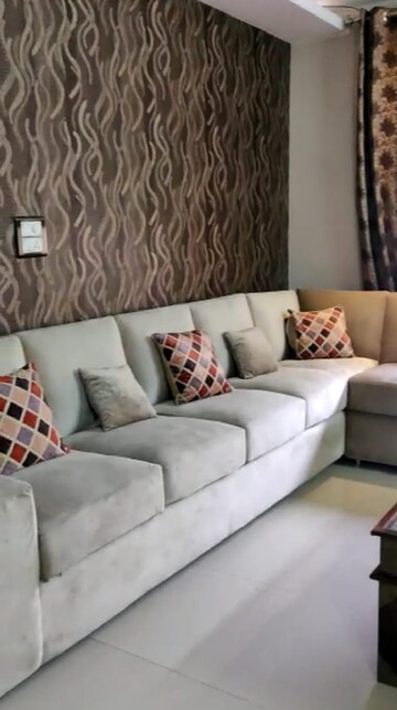 Living Room in 3 BHK Apartment at Skyline Park, Vip Road – for Rent