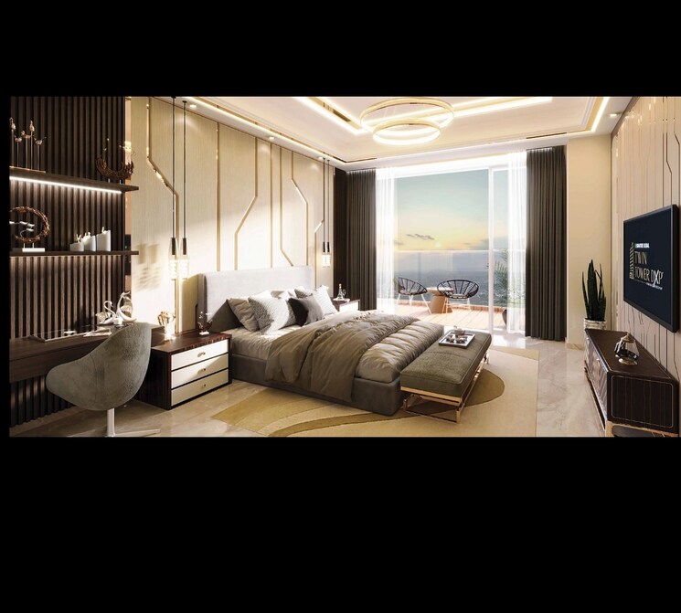 Bedroom, signature-global-twin-tower-dxp 3 Bedroom 2650 Sq.Ft. Apartment In Sector 84 Gurgaon 7960679