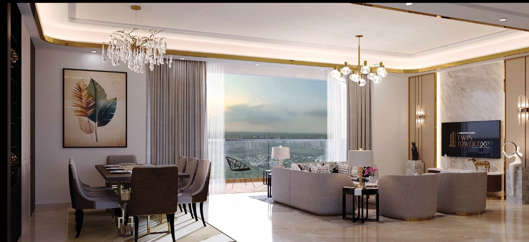 3 BHK + Extra Room 2650 Sq.Ft. Apartment in Signature Global Twin Tower DXP