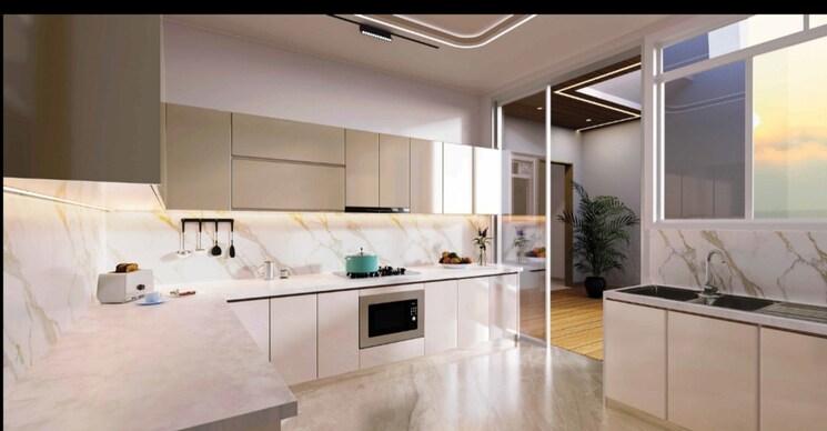 Kitchen, signature-global-twin-tower-dxp 3 Bedroom 2650 Sq.Ft. Apartment In Sector 84 Gurgaon 7960679