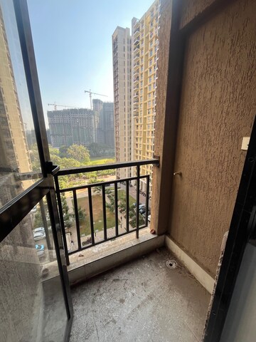 Balcony in 1.5 BHK Apartment at Runwal Gardens Phase I, Dombivli East – for Rent