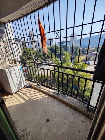 Balcony in 2 BHK Apartment at Purshottam Nayan, Ghodbunder Road – for Rent
