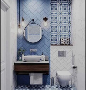 Bathroom in 3.5 BHK Apartment at Signature Global Twin Tower DXP, Sector 84 – for Sale
