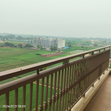 Balcony in 2 BHK Apartment at Affinity Greens, International Airport Road – for Rent