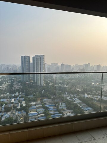 Balcony in 3 BHK Apartment at Kalpataru Radiance, Goregaon West – for Rent