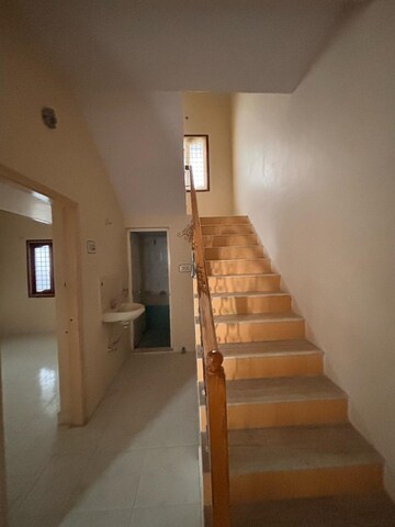 Staircase in 3 BHK Builder Floor at Pramukh Swami Nagar – for Sale
