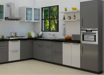 Kitchen in 4 BHK Apartment at Signature Global Twin Tower DXP, Sector 84 – for Sale